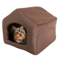 PETMAKER Indoor Dog House for Small Pets, Brown