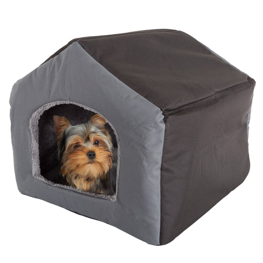 PETMAKER Indoor Dog House for Small Pets, Gray