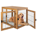 Furniture-Style Dog Crate, Natural