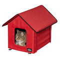 Heated Cat House with Sherpa Pad