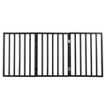 PETMAKER 3-Panel Indoor Foldable Pet Gate, Black