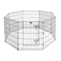 8-Panel Dog Playpen with Gate