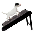 Foldable Wooden Pet Ramp, Brown/Gray